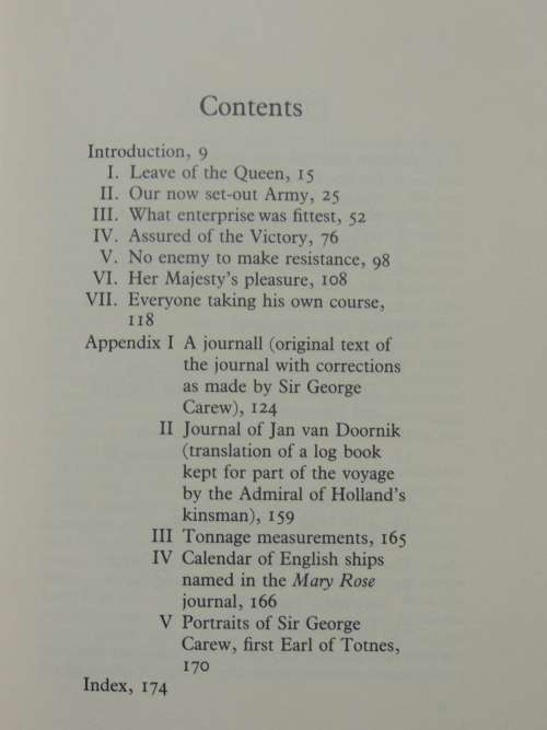 The Counter-Armada 1596  The Journall Of The Mary Rose - Stephen & Elizabeth Usherwood