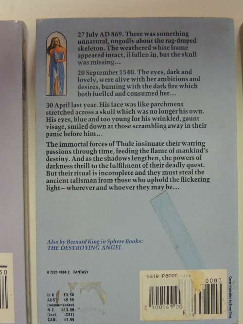 Masterful Invention Trilogy - The Destroying Angel, Time - Fighters, Skyfire - Bernard King -3 Books
