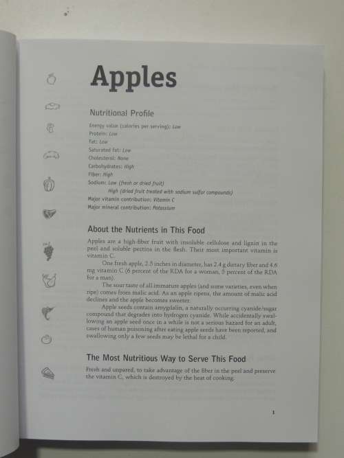 The New Complete Book of Food - A Nutritional, Medical & Culinary Guide - Carol Ann Rinzler