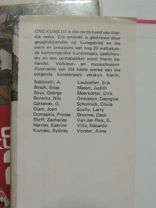 Ons Kuns Volumes 1 to 3 - Lantern Journal - Afrikaans