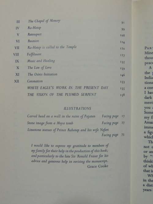 The Illumined Ones - Grace Cooke`s Memories of Reincarnation 1979