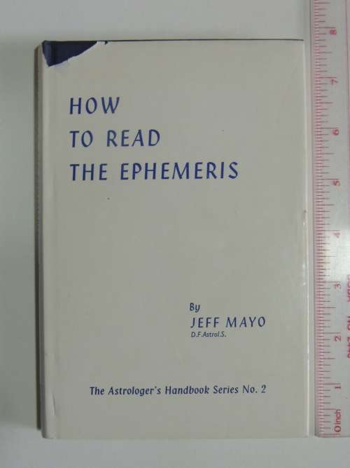How to Read the Ephemeris- Jeff Mayo