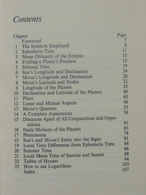 How to Read the Ephemeris- Jeff Mayo