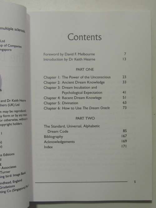 The Dream Oracle - A Unique Guide to Interpreting Message Bearing Dreams David Melbourne, Dr Keith H