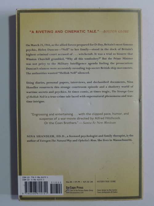 The Strange Case Of Hellish Nell,The Story of Helen Duncan & the Witch Trial of WWII - Nina Shandler