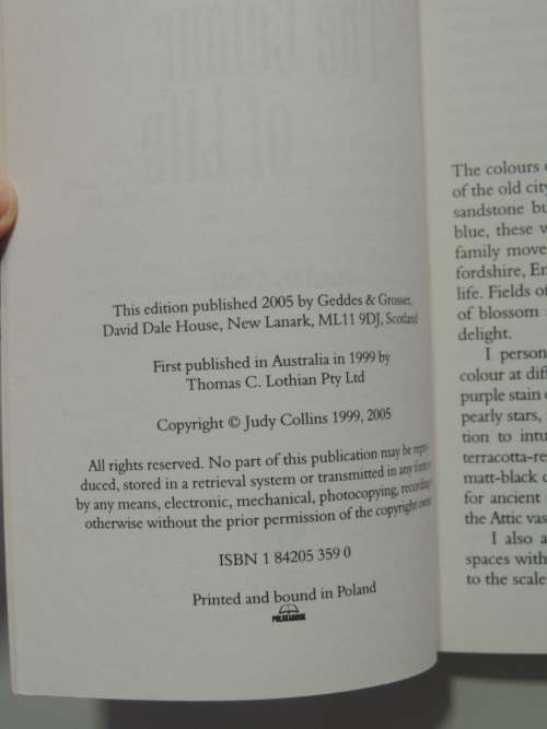 The Colour of Life - Judith Collins      Colour Therapy