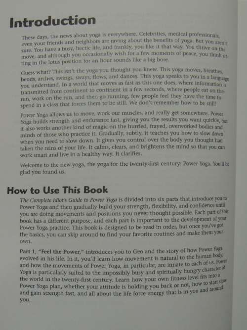 The Complete Idiot`s Guide to POWER YOGA - Geo Takoma, Eve Adamson