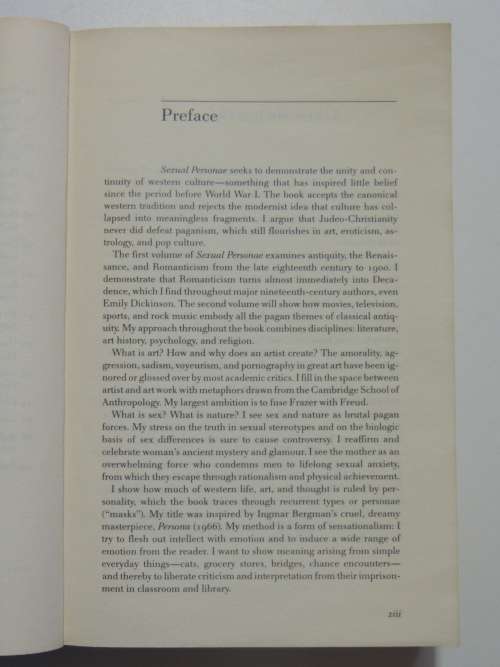 Sexual Personae - Art And Decadence From Nefertiti To Emily Dickinson - Camille Paglia