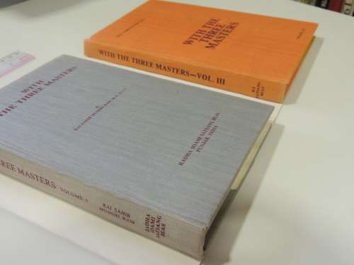 With The Three Masters -Being Extracts from Private Diary of Rai Sahib 3 Vol`s -Rai Sahib Munshi Ram