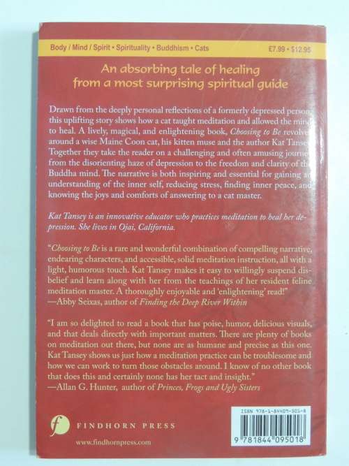 Choosing To Be - Lessons In Living From A Feline Zen MasterKat Tansey