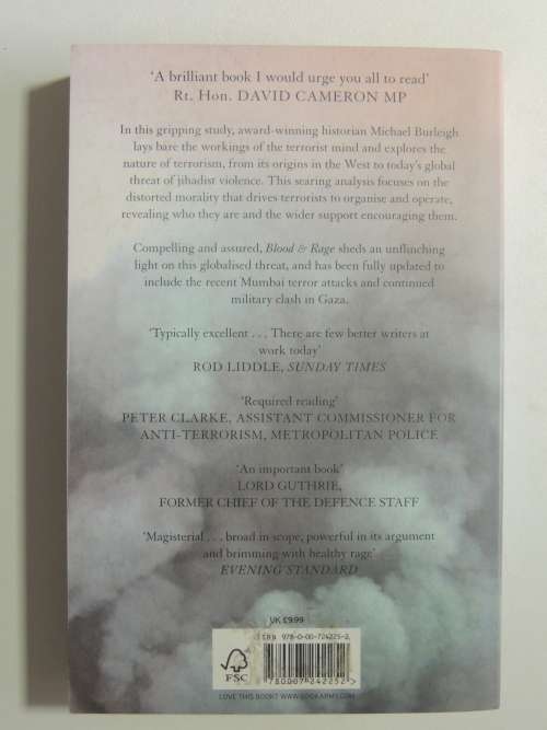 Blood & Rage  A Cultural History Of Terrorism -  Michael Burleigh