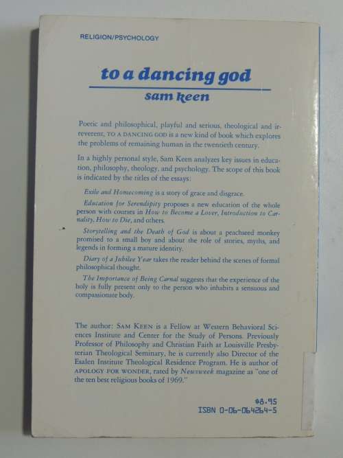 To a Dancing God - Sam Keen