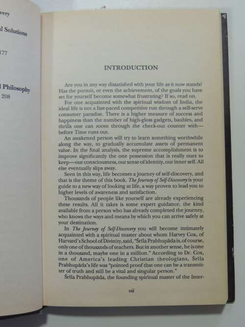 The Journey Of Self-Discovery - A.C. Bhaktivedanta Swami Prabhupada
