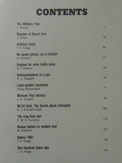 Jane`s Military Annual 1981 - 82 - Colonel John Weeks