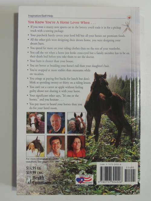 Chicken Soup For The Horse Lover`s Soul II, Inspirational Tales of Passion... - Jack Canfield et al