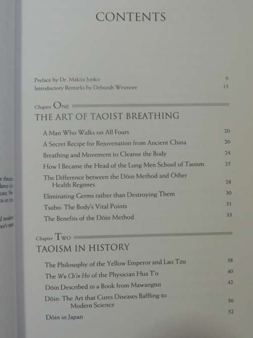 The Taoist Road To Health The Doin Method - Masao Hayashima