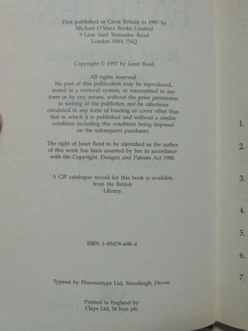 Fairies - Real Encounters With Little People - Janet Bord