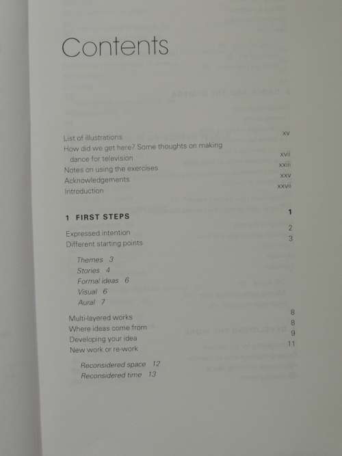 Making Video Dance - A  Step by Step Guide Creating Dance for the Screen - Katrina McPherson