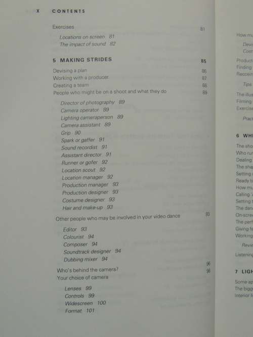 Making Video Dance - A  Step by Step Guide Creating Dance for the Screen - Katrina McPherson