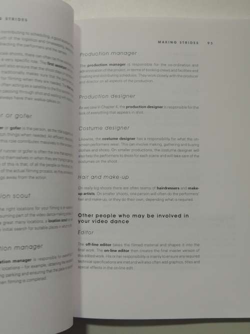 Making Video Dance - A  Step by Step Guide Creating Dance for the Screen - Katrina McPherson
