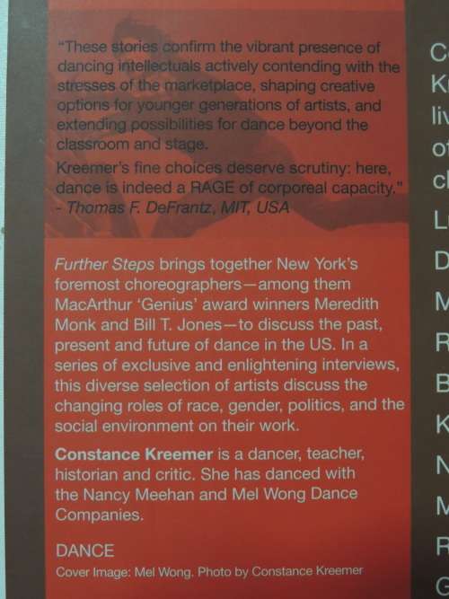 Further Steps 2 - 14 Choreographers on What`s the Rage in Modern Dance - Contance Kreemer BOOK