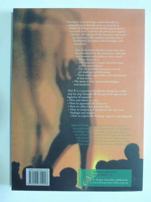 Doing Drama Research - Stepping into Enquiry in Drama,Theatre & Education - John O`Toole BOOK