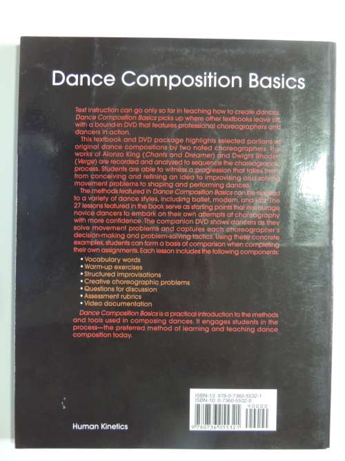 Dance Composition Basics - Capturing the Choreographer`s Craft - Pamela Anderson Sofras - plus CD