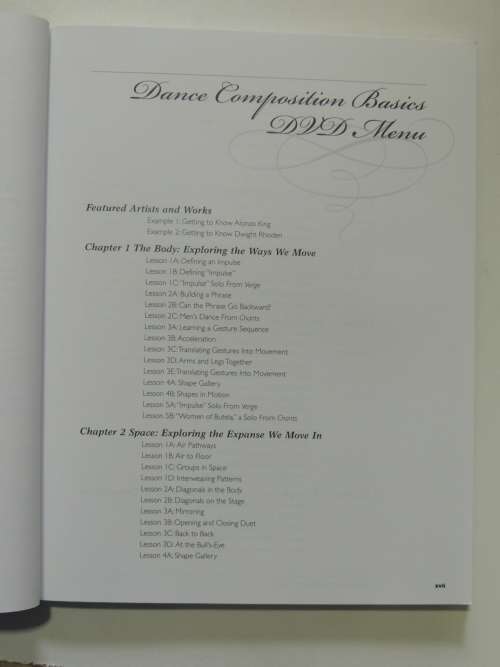 Dance Composition Basics - Capturing the Choreographer`s Craft - Pamela Anderson Sofras - plus CD