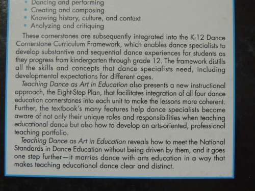 Teaching Dance as Art in Edcation - Brenda Pugh McCutchen
