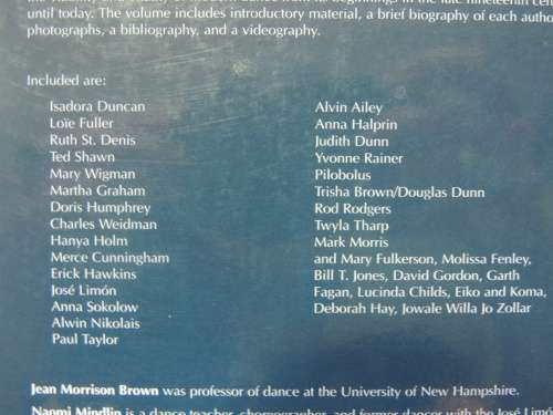 The Vision of Modern Dance, In the Words of its Creators- Ed.Jean Morrison Brown, Naomi Mindlin, C W
