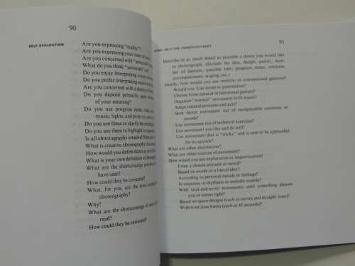 A Primer for Choreographers - Lois Ellfeldt BOOK