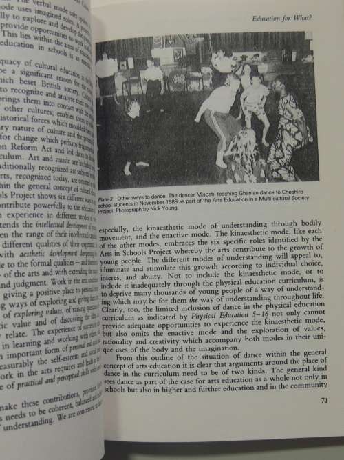 Dance as Education - Towards a National Dance Culture - Peter Brinson BOOK