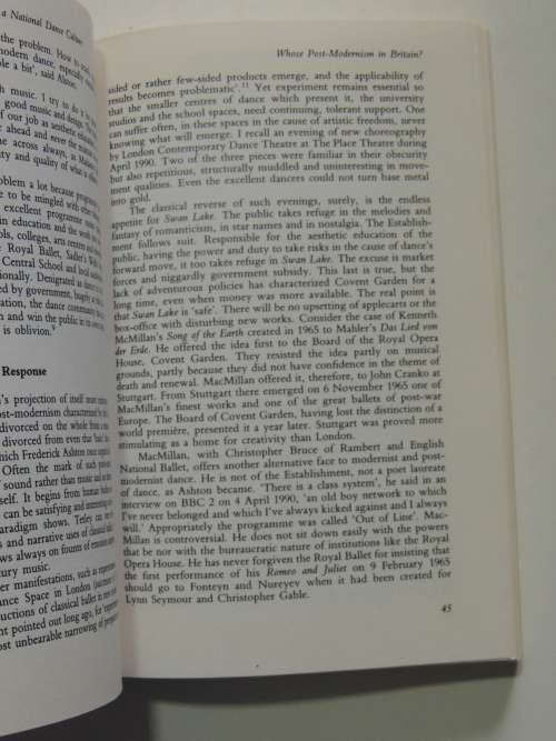 Dance as Education - Towards a National Dance Culture - Peter Brinson BOOK