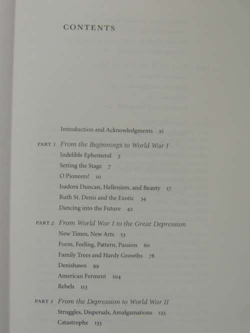 The World of Modern Dance - Art without Boundaries - Jack Anderson BOOK