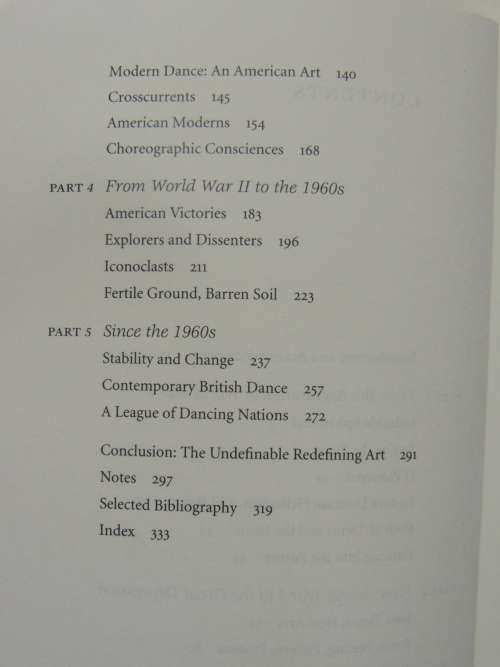 The World of Modern Dance - Art without Boundaries - Jack Anderson BOOK