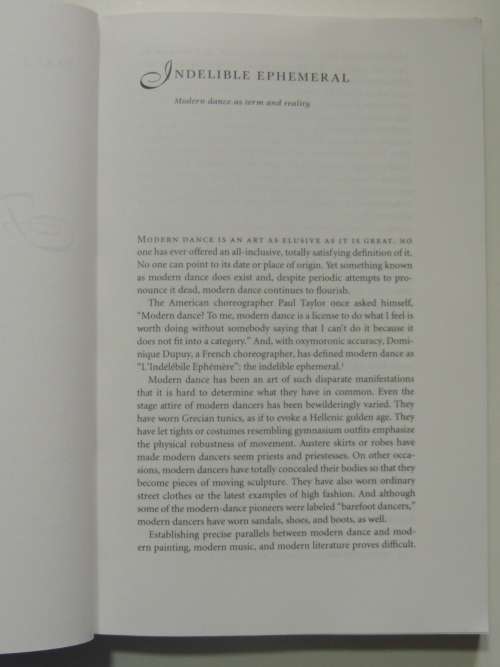 The World of Modern Dance - Art without Boundaries - Jack Anderson BOOK