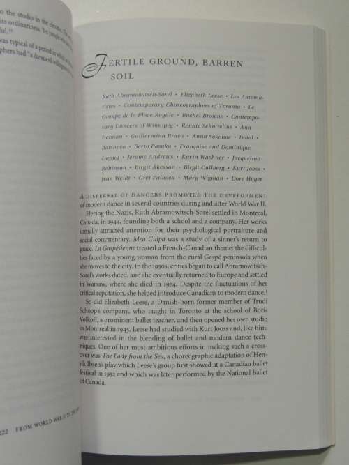 The World of Modern Dance - Art without Boundaries - Jack Anderson BOOK