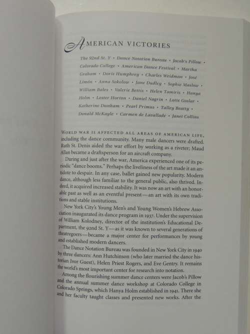 The World of Modern Dance - Art without Boundaries - Jack Anderson BOOK