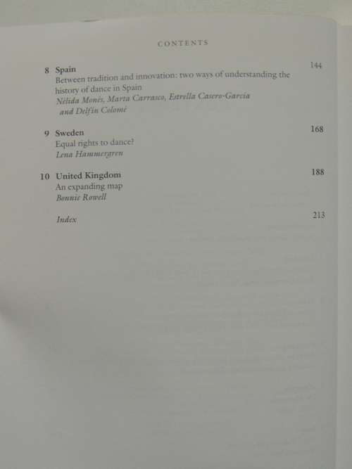 Europe Dancing, Perspectives onTheatre Dance& Cultural Identity - Ed. Andree Grau, Steph Jordan BOOK