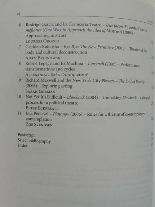 Making Contemporary Theatre - International Rehearsal Process - Ed. Jen Harvie, Andy Lavender