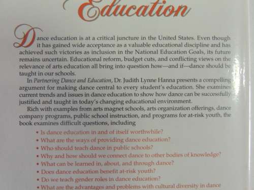 Partnering Dance and Education - Intelligent Moves for Changing Times - Judith Lynne Hanna