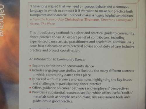 An Introduction to Community Dance Practice - Diane Amans