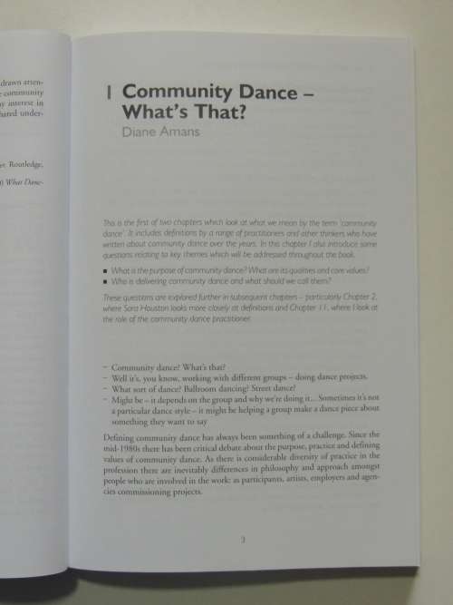 An Introduction to Community Dance Practice - Diane Amans