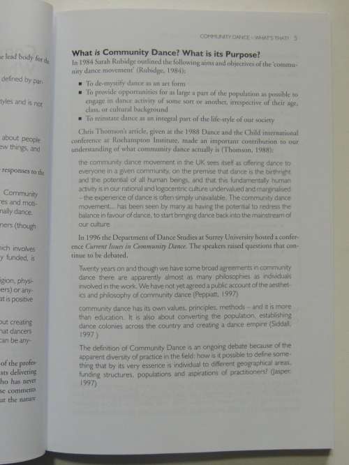 An Introduction to Community Dance Practice - Diane Amans