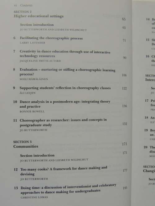 Contemporary Choreography -  Critical Reader - Jo Butterworth, Liesbeth Wildschut DANCE
