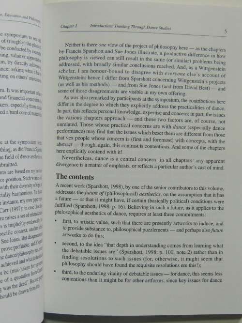 Dance, Education and Philosphy - Graham McFee