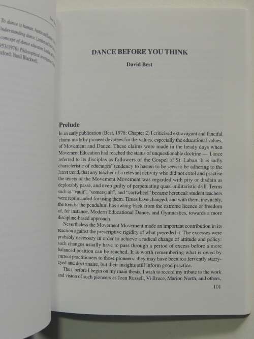 Dance, Education and Philosphy - Graham McFee