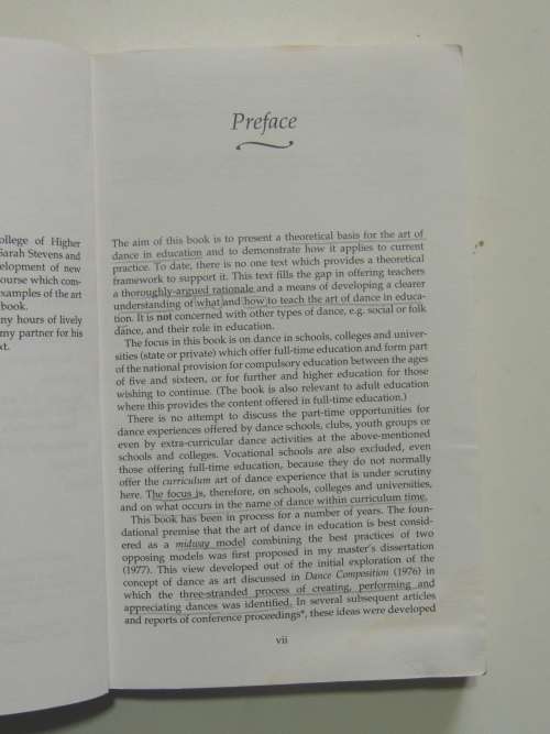 The Art Dance in Education - Jacqueline M Smith-Autard