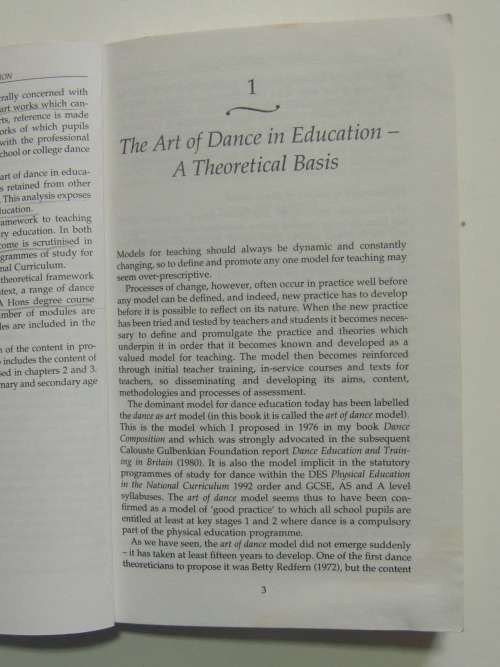 The Art Dance in Education - Jacqueline M Smith-Autard