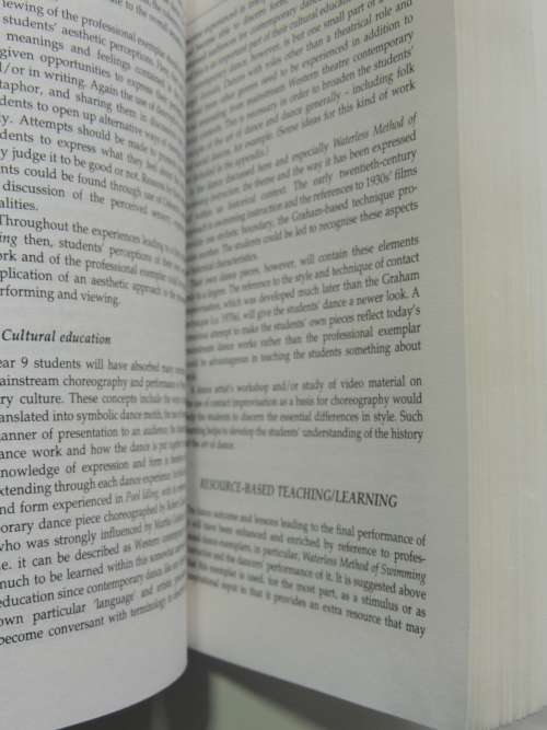 The Art Dance in Education - Jacqueline M Smith-Autard